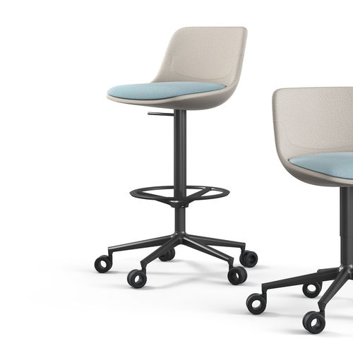 Chaise de travail en tissu - CRONA UP6321 - Brunner GmbH - en métal / piètement étoile / à roulettes