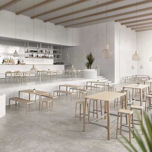 Table mange-debout contemporaine - NATE 7673 - Brunner GmbH - en chêne / en bois massif / en hêtre