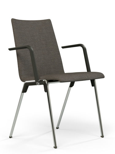 Chaise de conférence contemporaine - HERO PLUS 4623/A - Brunner GmbH - d'intérieur / en tissu / avec piètement en métal