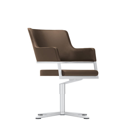 Chaise visiteur contemporaine - TEMPUS 6350/A - Brunner GmbH - d'intérieur / en tissu / en cuir