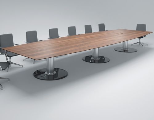 Table de réunion contemporaine - SPIRA 2710 - Brunner GmbH - en placage de bois / en chêne / en hêtre