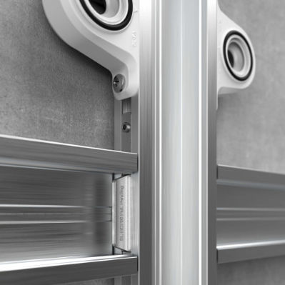 Garde-corps en aluminium - SL-RLE - FASTMOUNT - à panneaux / d'intérieur / pour plate-forme