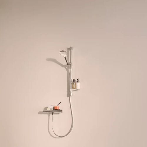 Mélangeur pour douche - HANSAOPTIMA - HANSA - mural / thermostatique / en métal chromé