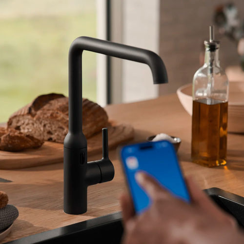 Mitigeur à poser - HANSAVANTIS STYLE HYBRID - HANSA - électronique / en laiton / de cuisine