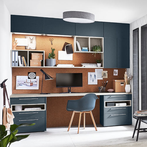 Ensemble bureau et rangement - Easytouch - nobilia