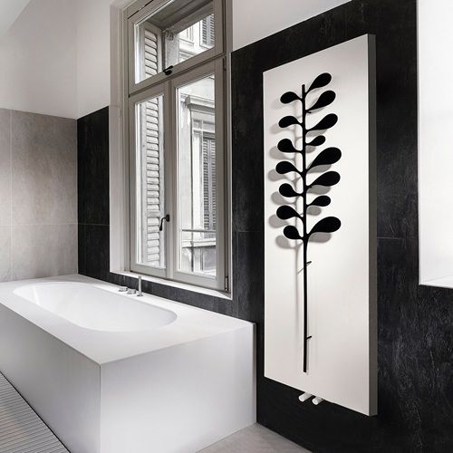 Radiateur électrique - CAMELIA - K8 Radiatori - contemporain / en métal / blanc