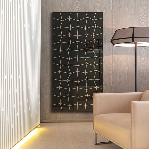 Radiateur électrique - TRAMA - K8 Radiatori - contemporain / en métal / noir