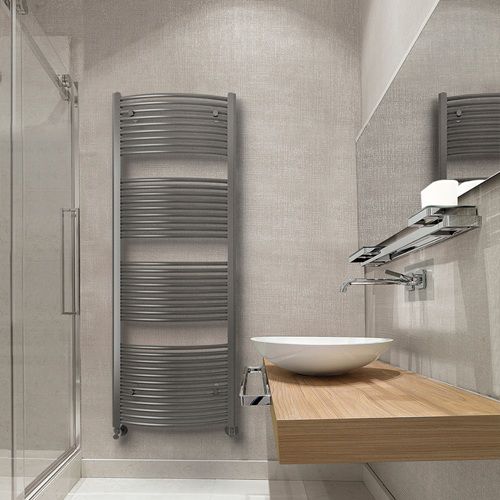 Radiateur électrique - RAVELLO - K8 Radiatori - contemporain / en métal / gris