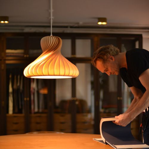 Suspension - TR22 - Tom Rossau - en bouleau / en plastique / contemporaine