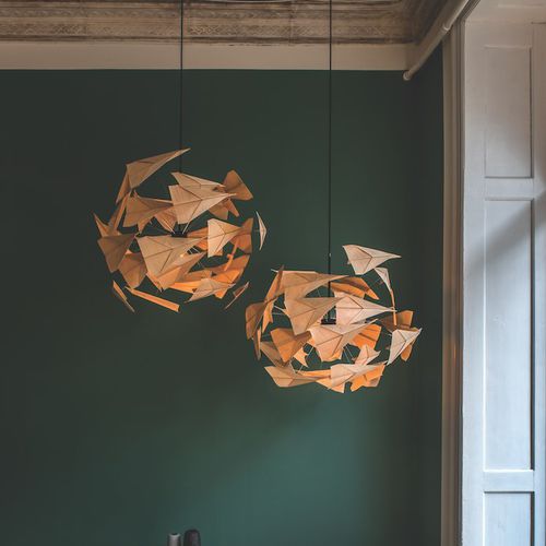 Suspension - TR747 – COME FLY WITH ME - Tom Rossau - en bouleau / design original / d'intérieur