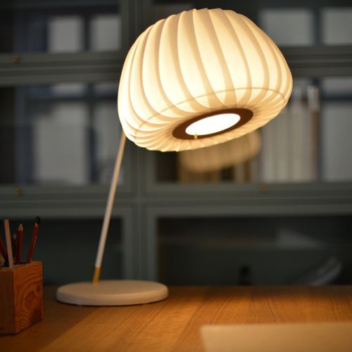 Lampe de table - TR26 - Tom Rossau - en bouleau / en papier / contemporaine