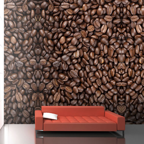 Papier peint contemporain - COFFEE BEANS M8956 - WALLS REPUBLIC - en tissu / à motif / à effet dimensionnel