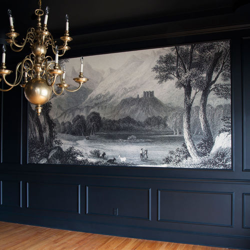 Papier peint contemporain - LANDSCAPE IN AOSTA VALLEY, ITALY M9174 - WALLS REPUBLIC - vintage / en tissu / à motif nature