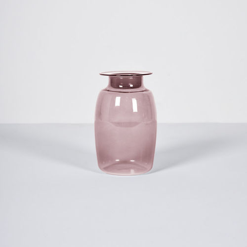 Vase contemporain - VALIN - L - ENO STUDIO - blanc / bleu