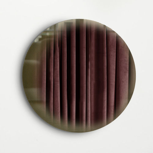 Miroir mural - FADING - ENO STUDIO - contemporain / rond / blanc