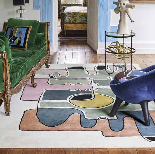 Tapis contemporain - Head To Head - TOULEMONDE BOCHART - à motif / en laine / en viscose
