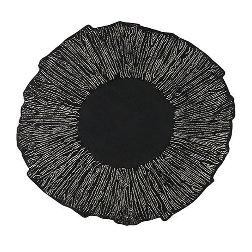 Tapis contemporain - Eye Flower - TOULEMONDE BOCHART - à motif / en laine / rond