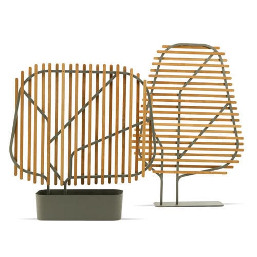 Jardinière en aluminium - Clostra - Ethimo - rectangulaire / contemporaine / grise