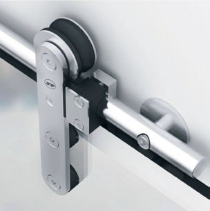 Système à galandage pour porte coulissante en verre - IN.15.122.K  - JNF