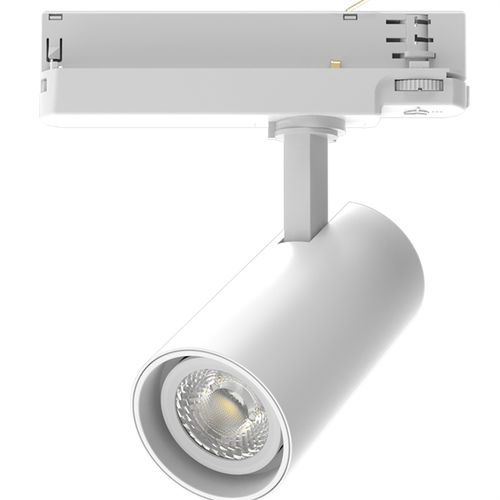 Éclairage sur rail à LED - COOL II - Aurora Lighting - rond / en aluminium / magasin de vente au détail