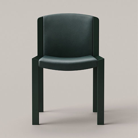 Chaise contemporaine - CHAIR 300 - karakter - d'intérieur / en cuir / avec piètement en bois