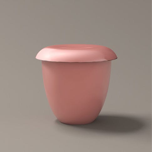 Tabouret contemporain - PINK STOOL - karakter - rose