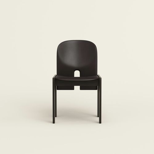 Chaise de salle à manger contemporaine - SCARPA 121 - karakter - d'intérieur / en cuir / en contreplaqué