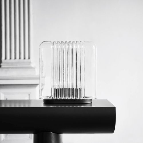 Lampe de table - LARI - karakter - en verre / design industriel / d'intérieur