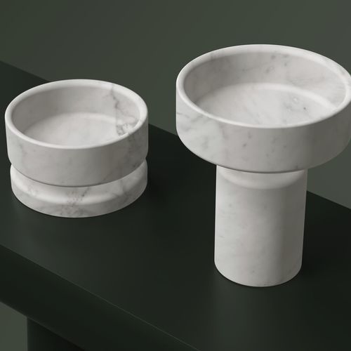 Sculpture en marbre - MANGIAROTTI MARBLES - karakter - à poser / professionnelle / blanche