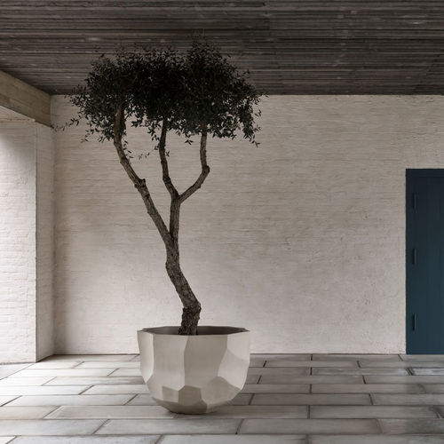 Jardinière en terracotta - BILBAO - DOMANI - contemporaine / pour espace public / rouge