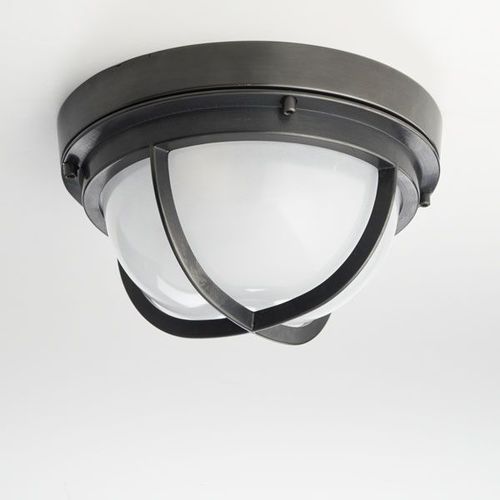 Plafonnier classique - CAPE - TEKNA - rond / en verre dépoli / en laiton