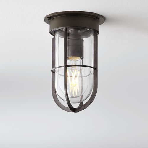 Plafonnier classique - DOCKLIGHT - TEKNA - en verre dépoli / en laiton / à LED