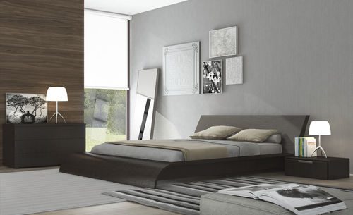 Lit double - WAVERLY - QUEEN - MODLOFT - contemporain / en bois