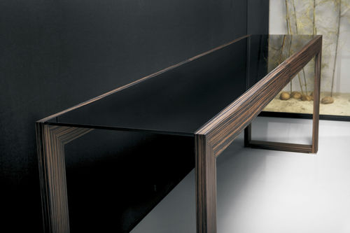 Console contemporaine - HANOVER 102IN - MODLOFT - en bois / en verre / rectangulaire