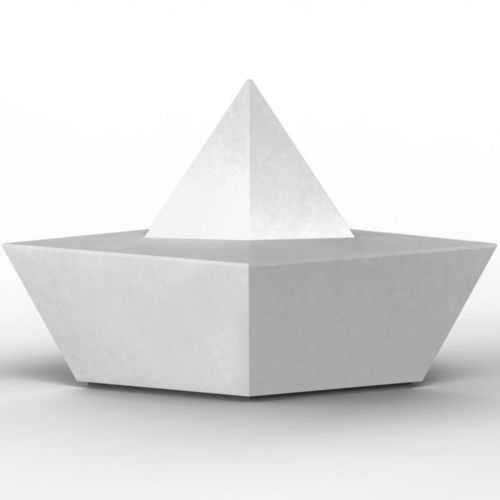 Banc public design original - PAPERBOAT - URBASTYLE - en béton / pour école