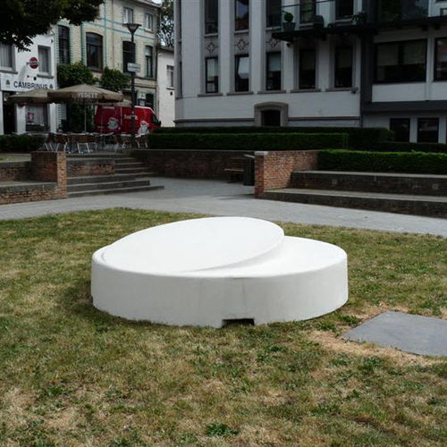 Banc public design original - ROUND 2 - URBASTYLE - en béton