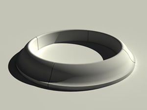 Jardinière en béton - ROUND - URBASTYLE - ronde / contemporaine / pour espace public