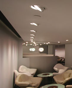 Spot encastrable au plafond - CHROMAAR111 : ANGLEFLUSH - PULSAR - à LED / rond / en métal