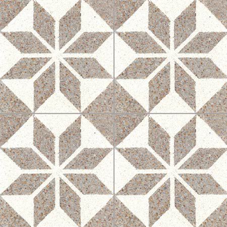 Carrelage en terrazzo - SOLEIL - couleurs et matières - poli / d'intérieur / de sol