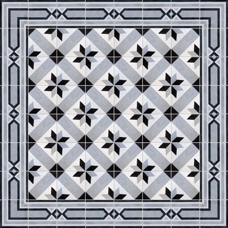 Carrelage en terrazzo - ETOILE - couleurs et matières - poli / d'intérieur / de sol