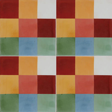 Carreau de ciment poli - A 0X - couleurs et matières - d'intérieur / de sol / mural