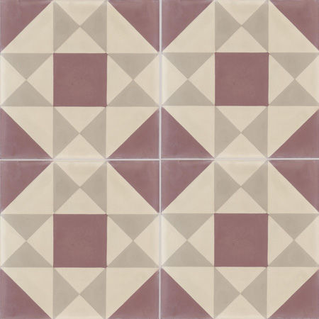 Carreau de ciment d'intérieur - GRENELLE  - couleurs et matières - de sol / mural / à motif géométrique