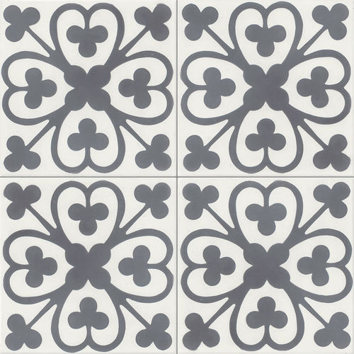 Carreau de ciment d'intérieur - BILBO - couleurs et matières - de sol / mural / motif Victorien