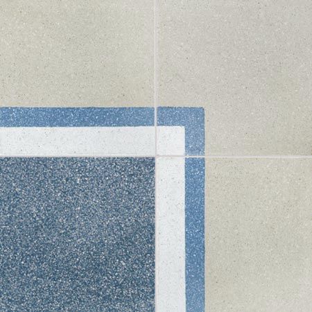 Frise en terrazzo - LINÉA - couleurs et matières - murale / au sol