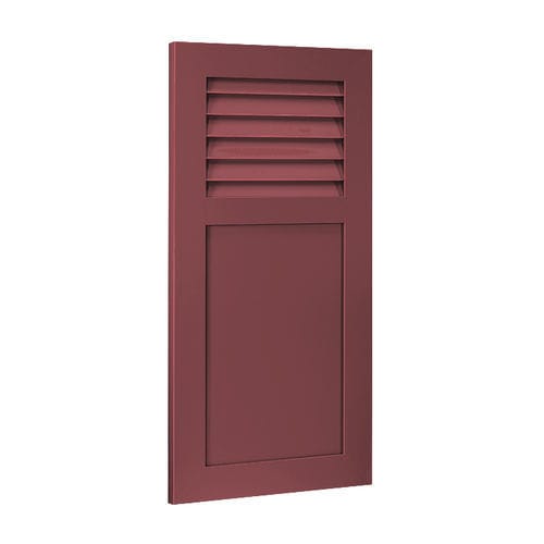 Volet fixe - TIZO-ROM - EHRET GmbH - en aluminium / mat / aspect bois