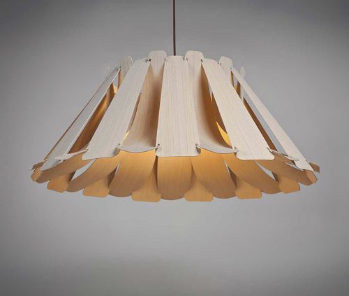 Suspension - MILA - Wep light - en placage de bois / design original / d'intérieur