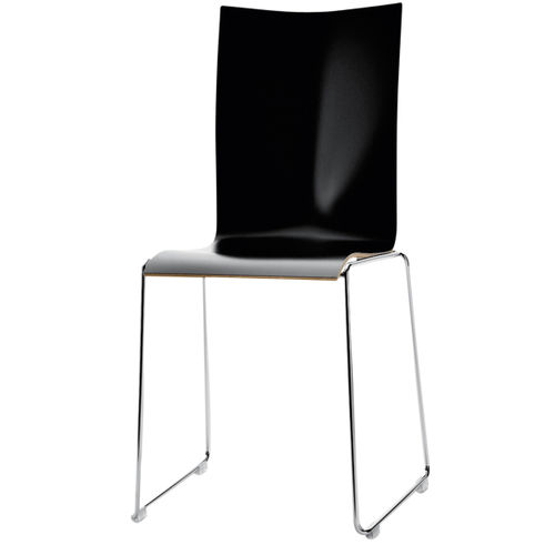 Chaise de conférence contemporaine - 108 - Engelbrechts - d'intérieur / en chrome / avec piètement en métal