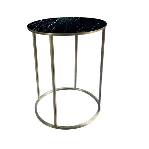 Table d'appoint contemporaine - RD  - BOHEME DESIGN - en bois / en verre / en marbre