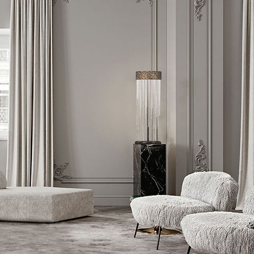Lampe de table - HE-036 - BOHEME DESIGN - en verre / classique / d'intérieur