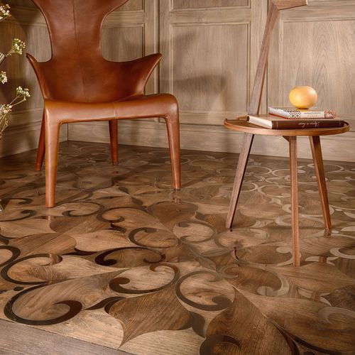 Parquet massif - LUSITANIA - Parchettificio Toscano Srl - en chêne / en noyer / avec incrustations